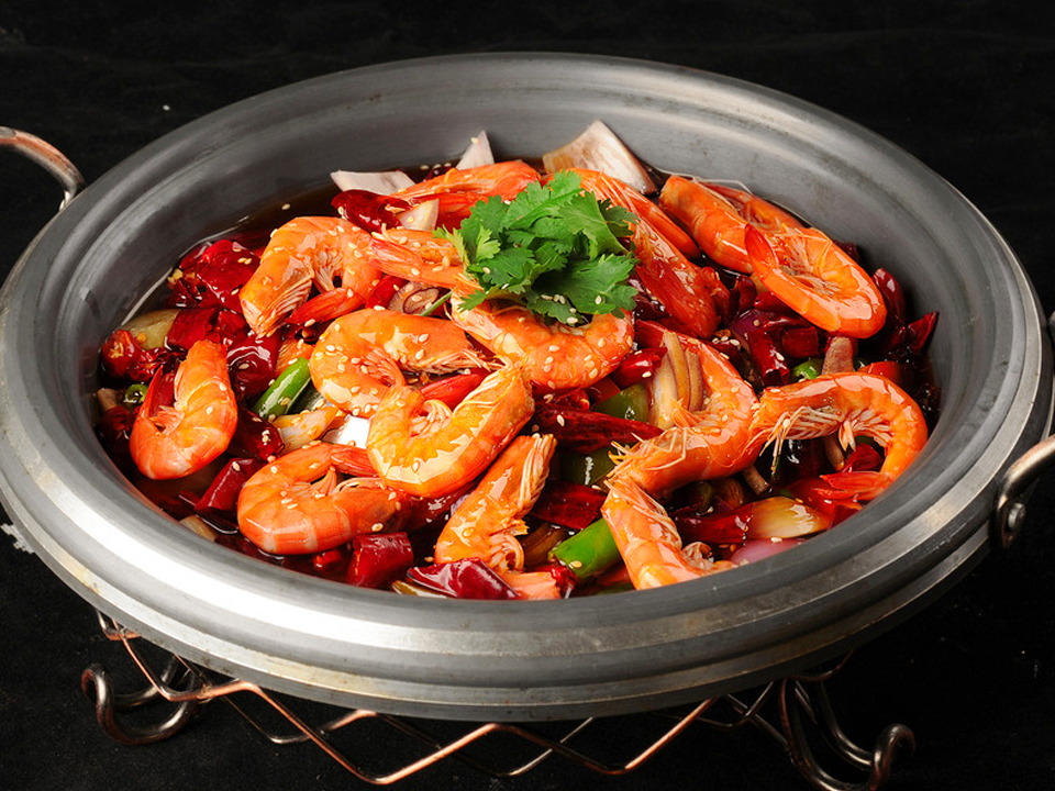 干鍋蝦培訓菜品展示3