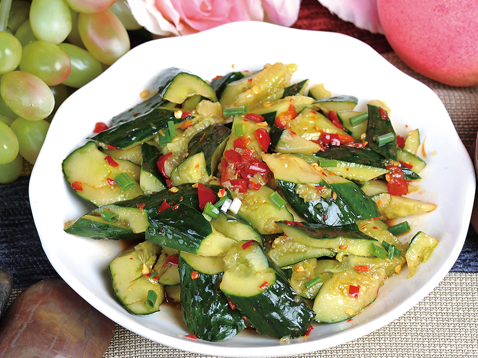 涼拌黃瓜培訓菜品展示1